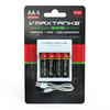VMAX VAA-4 High Drain Rechargeable 4 AA NiZn Batteries With Charger