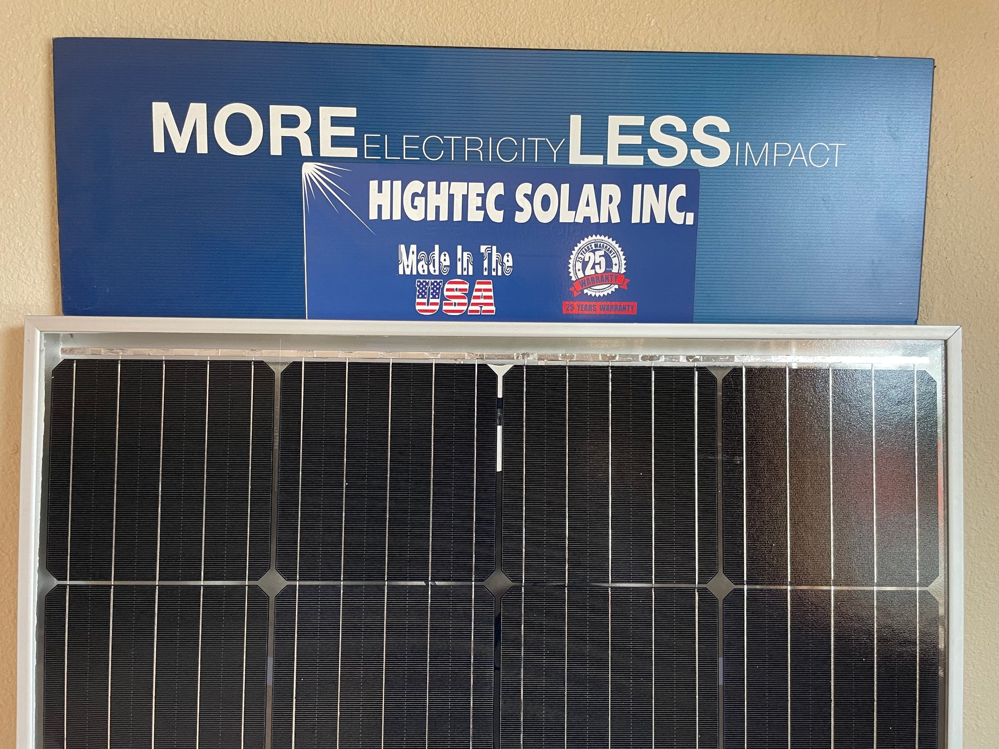 Hightec Solar 215W 36 Cell 12V Nominal Solar Panel - 5 Bus bar