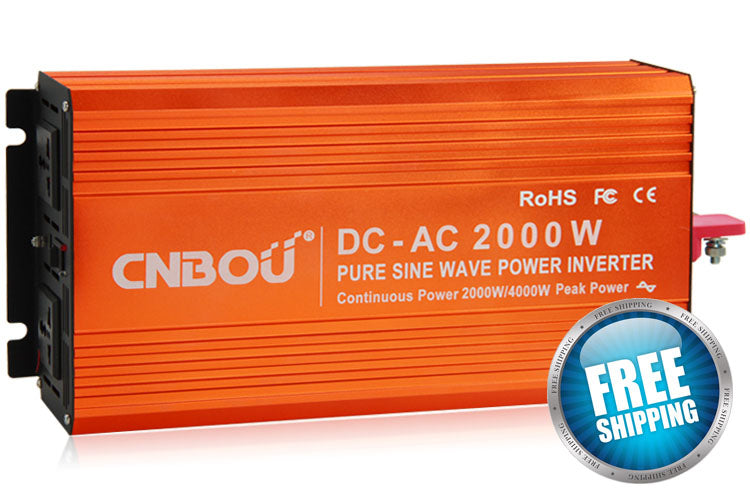 CNBOU, B12P2000W-1, 2000W Pure Sine Wave Inverter