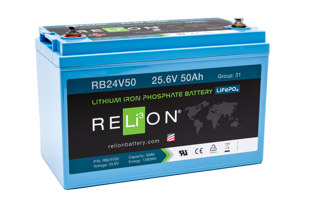 LiFePo4 Lithium battery 24V - 50Ah, 559,00 €